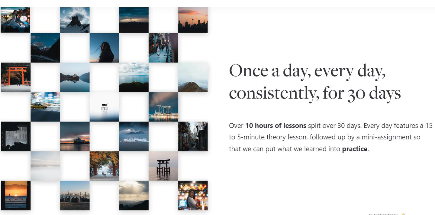 网红摄影师Pat Kay – 30天摄影基础知识加速器教程-30节课-中英字幕睿集资源栈-网赚项目-副业赚钱-互联网创业-资源整合睿集资源栈