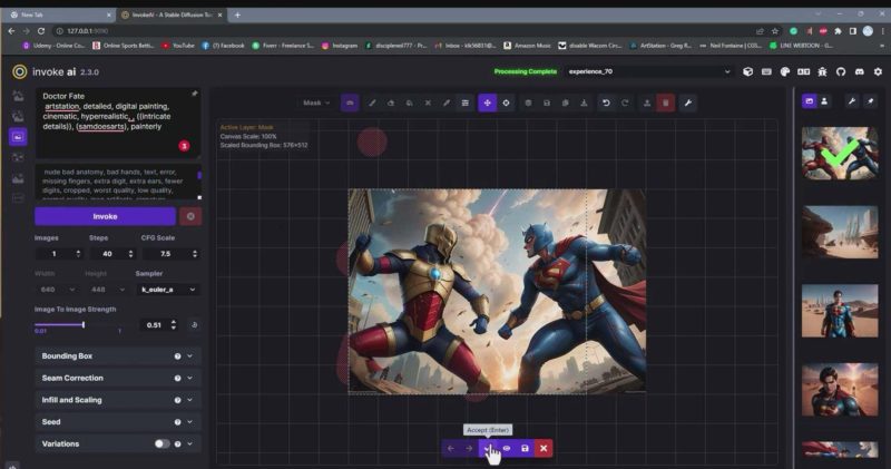 Invoke AI 绘画教程-零基础创作可以销售的完美插图-49节-中英字幕睿集资源栈-网赚项目-副业赚钱-互联网创业-资源整合睿集资源栈
