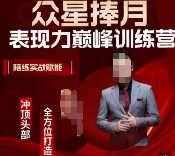 众星捧月表现力巅峰训练营，全方位打造，陪练实战赋能睿集资源栈-网赚项目-副业赚钱-互联网创业-资源整合睿集资源栈