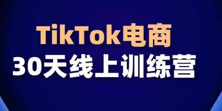 TikTok电商带货30天线上课，不可错过的全球流量洼地！睿集资源栈-网赚项目-副业赚钱-互联网创业-资源整合睿集资源栈