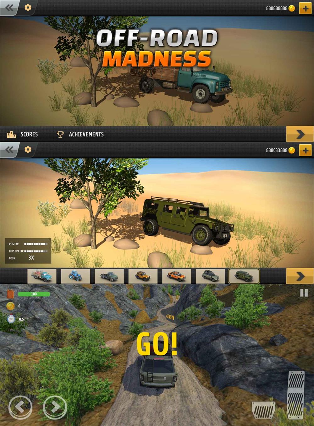 驾驶模拟类游戏 疯狂越野睿集资源栈-网赚项目-副业赚钱-互联网创业-资源整合睿集资源栈