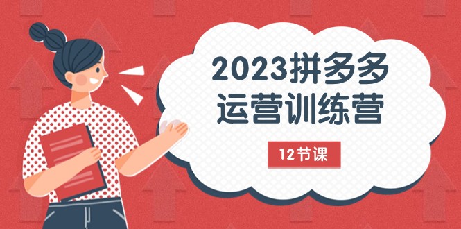 2023拼多多运营训练营：流量底层逻辑，免费+付费流量玩法（12节课）睿集资源栈-网赚项目-副业赚钱-互联网创业-资源整合睿集资源栈