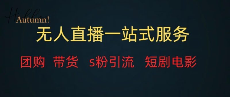 无人直播（团购、带货、引流、短剧电影）全套教程一站式打包，课程详细无废话睿集资源栈-网赚项目-副业赚钱-互联网创业-资源整合睿集资源栈