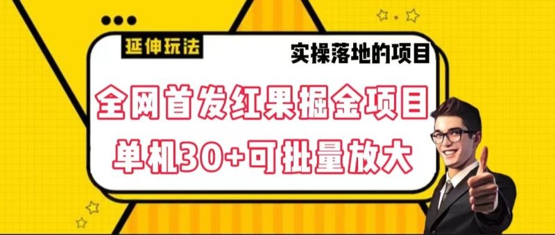 全网首发红果掘金项目，简单操作单机30＋可批量放大睿集资源栈-网赚项目-副业赚钱-互联网创业-资源整合睿集资源栈