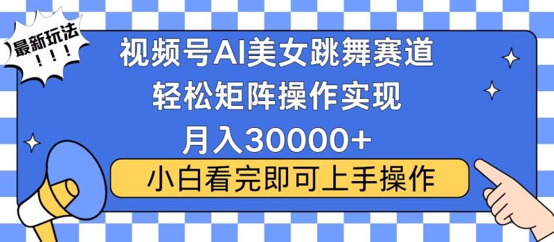 视频号蓝海赛道玩法，当天起号，拉爆流量收益，小白也能轻松月入30000+睿集资源栈-网赚项目-副业赚钱-互联网创业-资源整合睿集资源栈