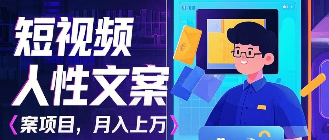 利用AI自动制作短视频人性文案项目：揭秘月入上万的精准流量变现秘籍睿集资源栈-网赚项目-副业赚钱-互联网创业-资源整合睿集资源栈